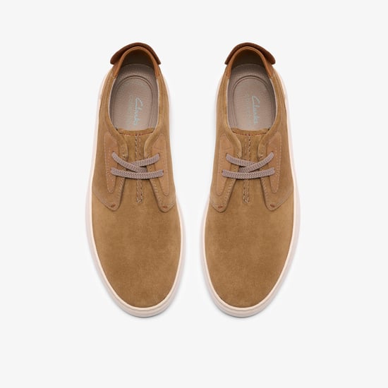 Flexwell Tie Sand Suede Shoes - Image 6
