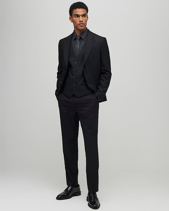 River Island Mens Waistcoat Black Slim Fit - Image 3