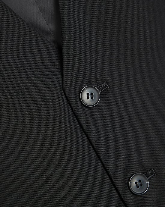 River Island Mens Waistcoat Black Slim Fit - Image 4