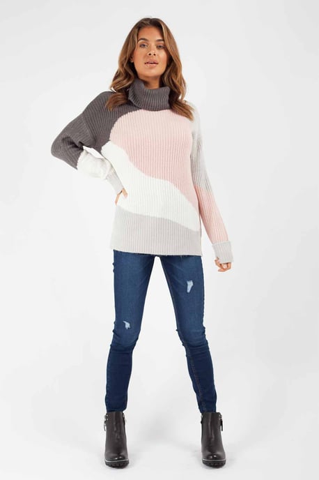 Colour block Jumper - Image 1