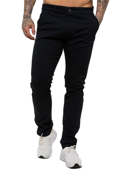 Enzo | Mens Slim Fit Stretch Chinos - Image 2