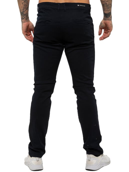 Enzo | Mens Slim Fit Stretch Chinos - Image 4