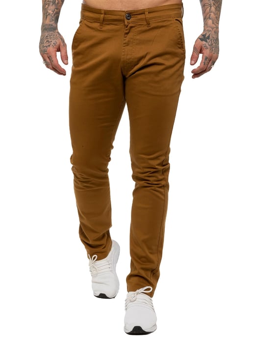 Enzo | Mens Slim Fit Stretch Chinos - Image 2