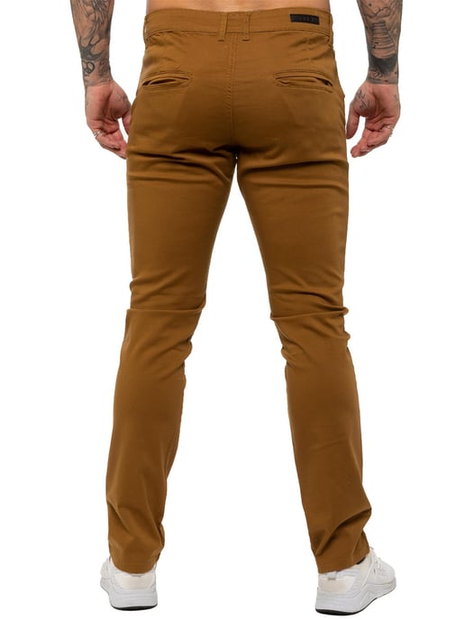 Enzo | Mens Slim Fit Stretch Chinos - Image 4