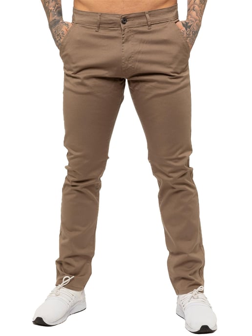 Enzo | Mens Slim Fit Stretch Chinos - Image 2