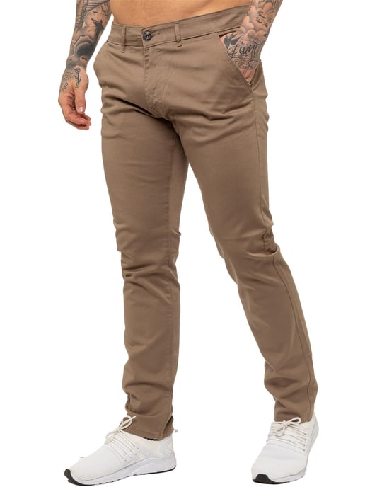 Enzo | Mens Slim Fit Stretch Chinos - Image 4
