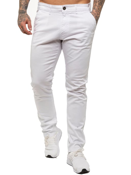 Enzo | Mens Slim Fit Stretch Chinos - Image 2