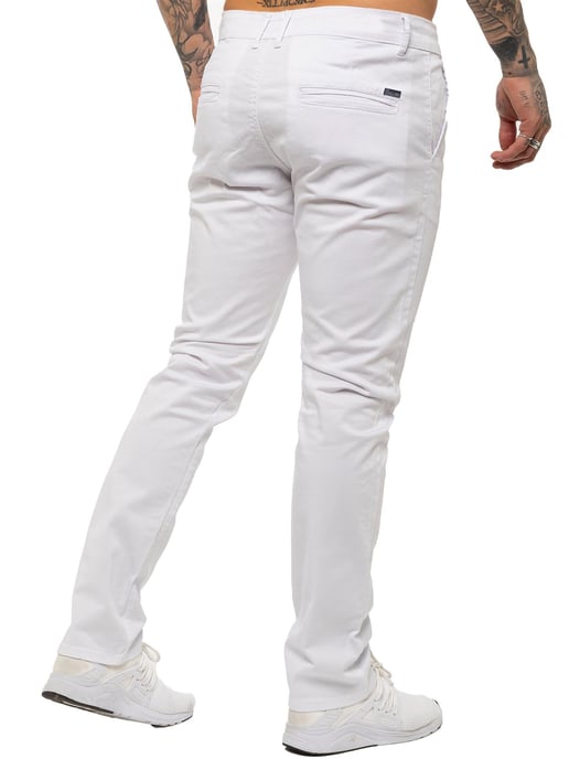 Enzo | Mens Slim Fit Stretch Chinos - Image 3