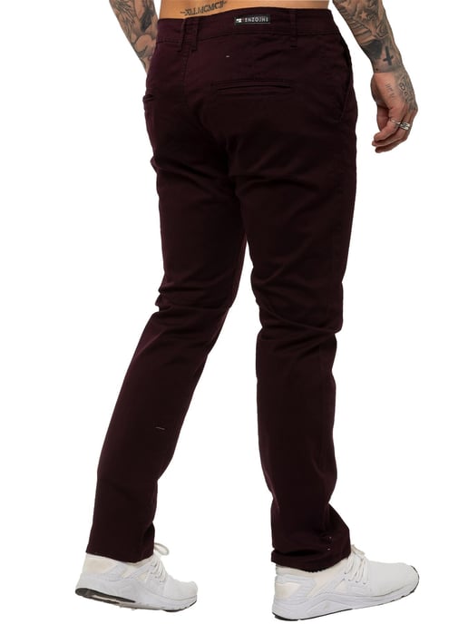 Enzo | Mens Slim Fit Stretch Chinos - Image 3