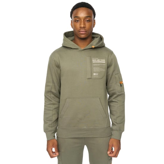 Duck and Cover Mens Adamsberg Tracksuit Set (Dark Olive) - Image 4