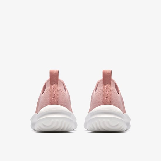 Solevana Lace Dusty Pink Trainers - Image 5
