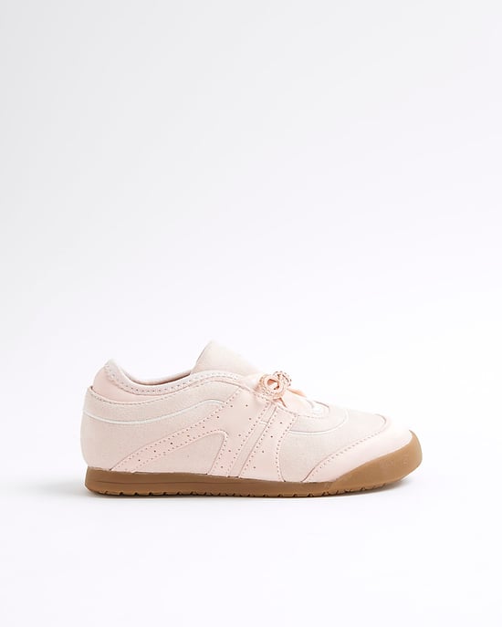 River Island Girls Trainers Pink Bow - Image 2