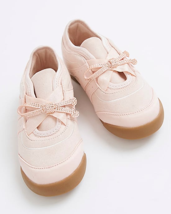 River Island Girls Trainers Pink Bow - Image 4