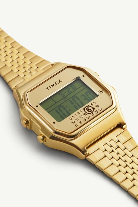 Timex T80 Mm6 Maison Margiela Unisex Horloge Goudkleurig TWG067500 - Image 2