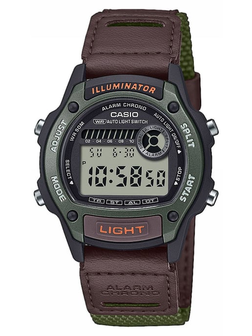 Casio Casio Collection Heren Horloge Bruin W-220HF-3AVEF - Image 1