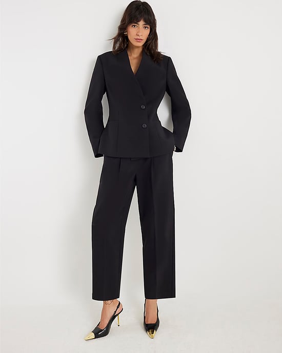 River Island Womens Straight Leg Trousers Black - Image 2