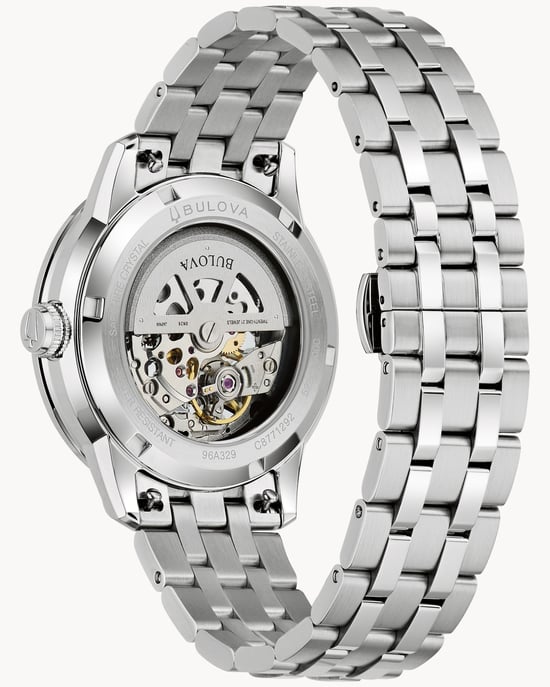 Bulova Sutton Men's Silver Watch 96A329 - Image 2