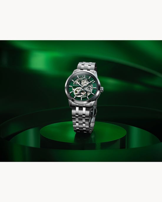 Bulova Sutton Men's Silver Watch 96A329 - Image 3