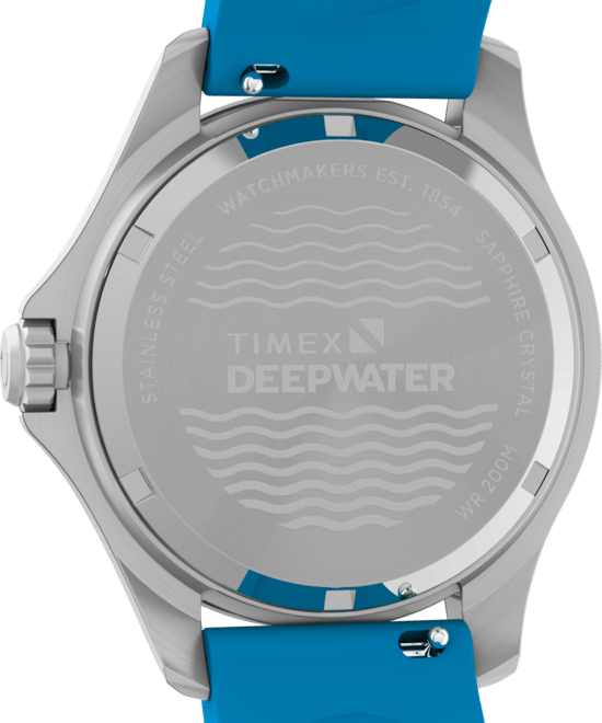 Timex Deep Water Meridian Unisex Horloge Blauw TW2Y40400 - Image 4