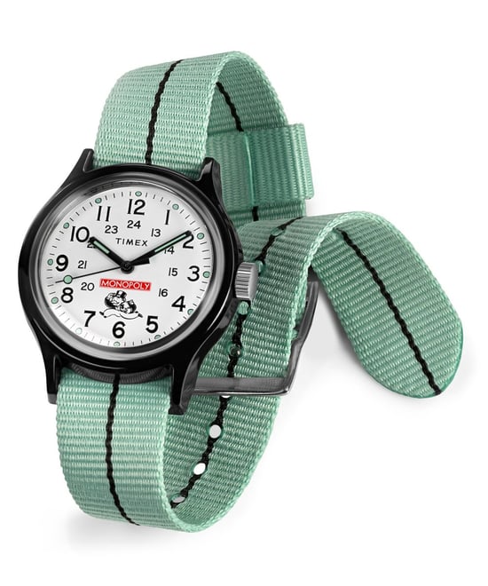 Timex X Monopoly Heren Horloge Groen TW2Y47100 - Image 4