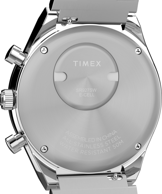 Timex Q Sport Heren Horloge Zilverkleurig TW2Y36200 - Image 4