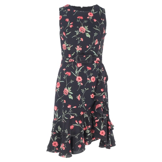 Michael Kors Collectie Bloemenprint Mini-jurk met Ceintuur in Multicolor Viscose - Image 1