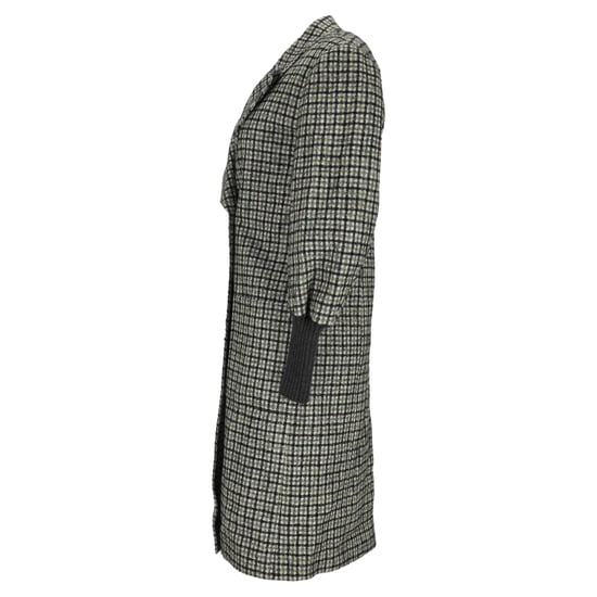 Chloé Check-Pattern Double-Breasted Coat in Multicolor Wool - Image 2