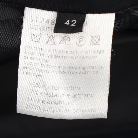 Joseph Enkelknäppt Blazer med Fickor i Mörkblå Bomull - Image 5