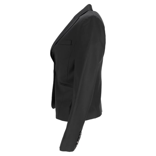 Joseph Enkelknäppt Blazer med Fickor i Svart Ull - Image 2