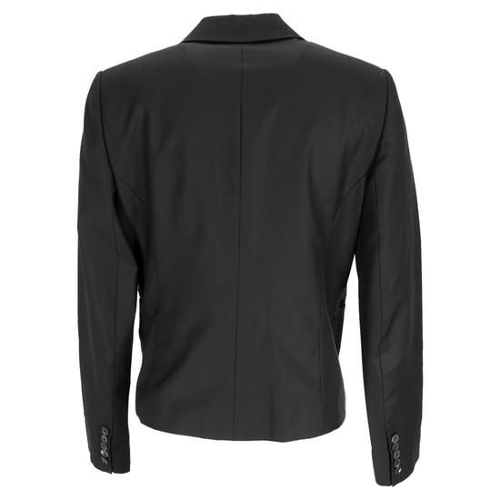 Joseph Enkelknäppt Blazer med Fickor i Svart Ull - Image 3