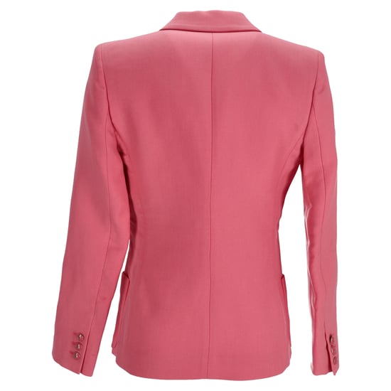 Emilio Pucci Single-Breasted Blazer with Pockets in Pink Wool - Image 3