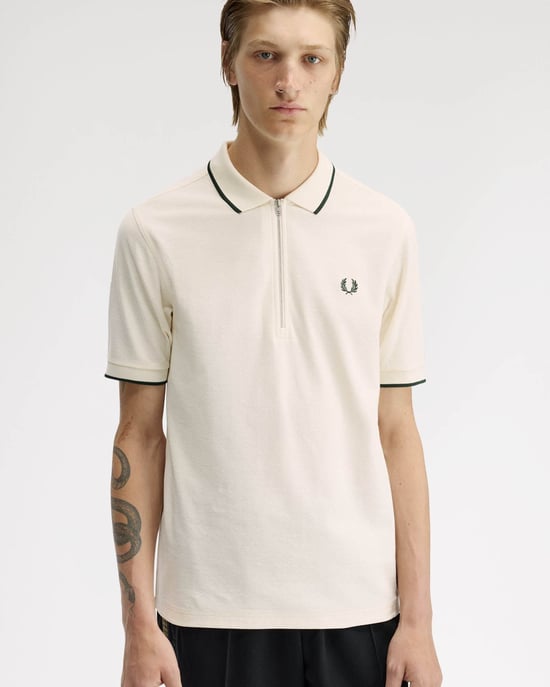 Polo Shirt in Ivory - Image 5