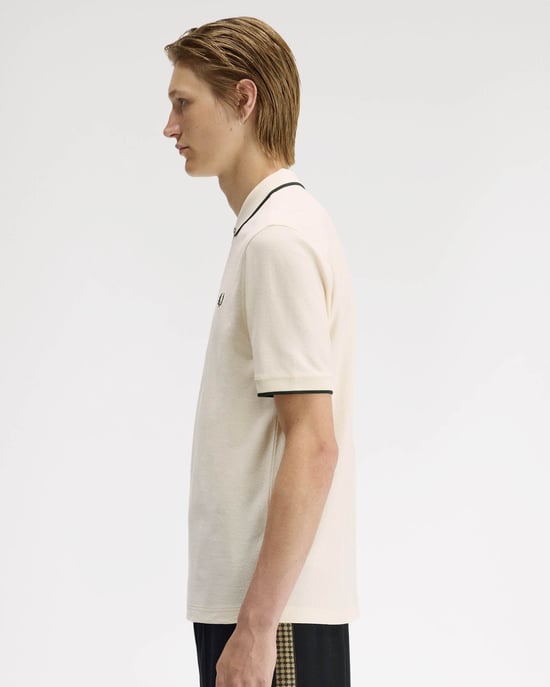 Polo Shirt in Ivory - Image 6