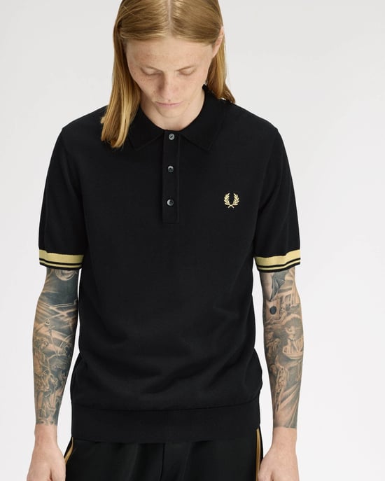 Polo Shirt in Black - Image 5