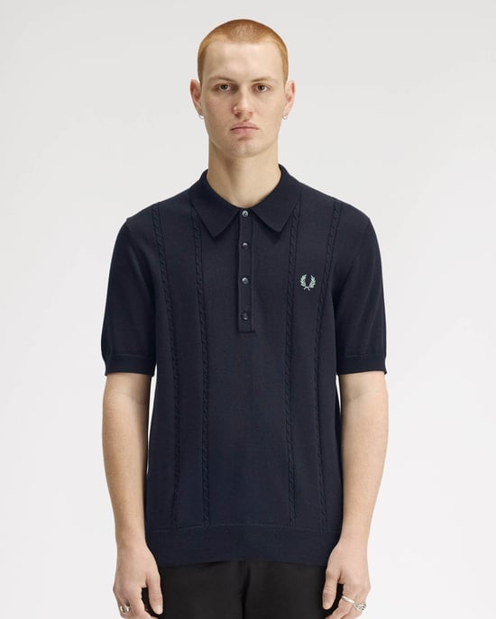 Polo Shirt in Dark Blue - Image 1
