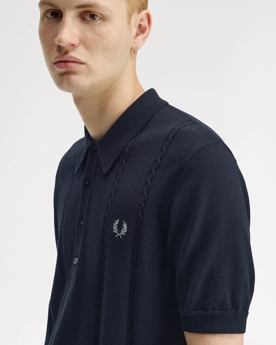 Polo Shirt in Dark Blue - Image 2