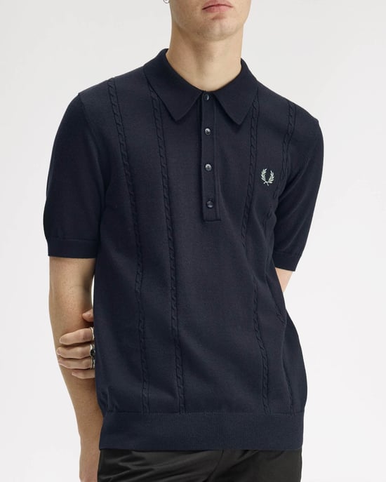 Polo Shirt in Dark Blue - Image 4