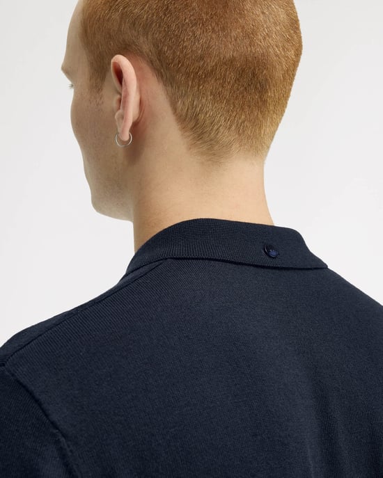 Polo Shirt in Dark Blue - Image 6