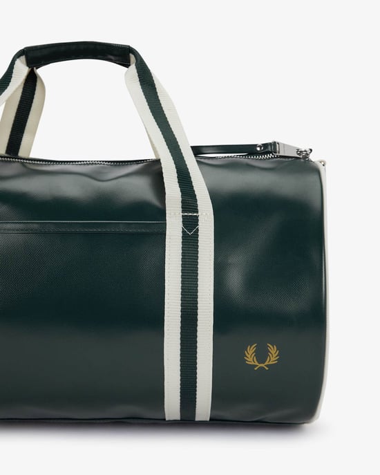 Grassroots Barrel Bag in Dark Green - Image 6