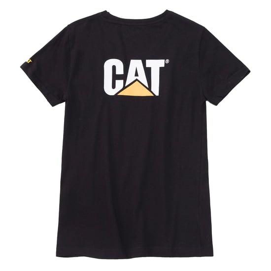 Caterpillar Heren T-shirt met handelsmerk (Zwart) - Image 2