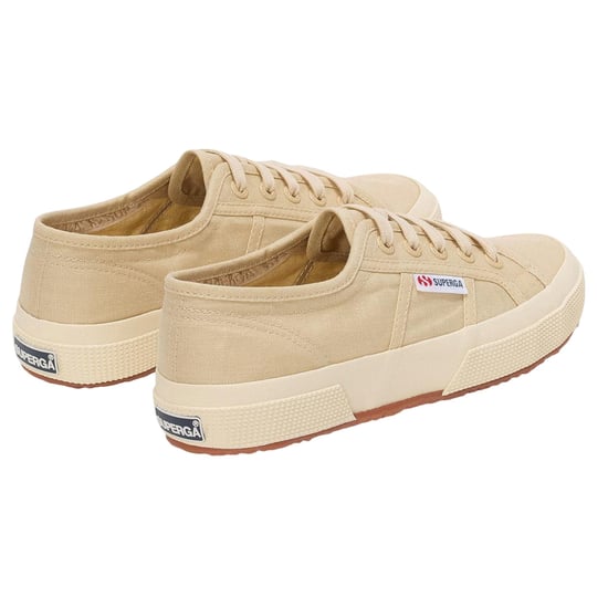 Superga Unisex 2750 Linnen Sportschoenen voor volwassenen (Beige/Off White) - Image 2