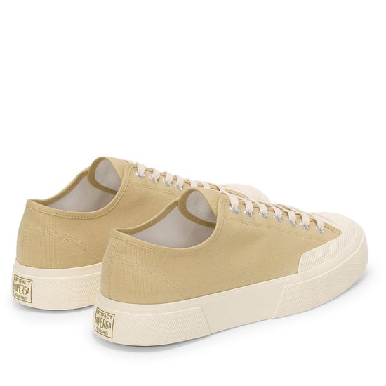 Superga Unisex Adult 2432 Works Cotton Canvas Low Cut Trainers (Beige/Off White) - Image 2