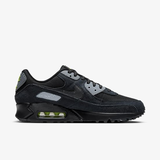 Nike Air Max 90 Mens Trainers Black Volt/Cool Grey - Image 3