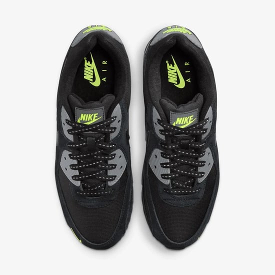 Nike Air Max 90 Mens Trainers Black Volt/Cool Grey - Image 4