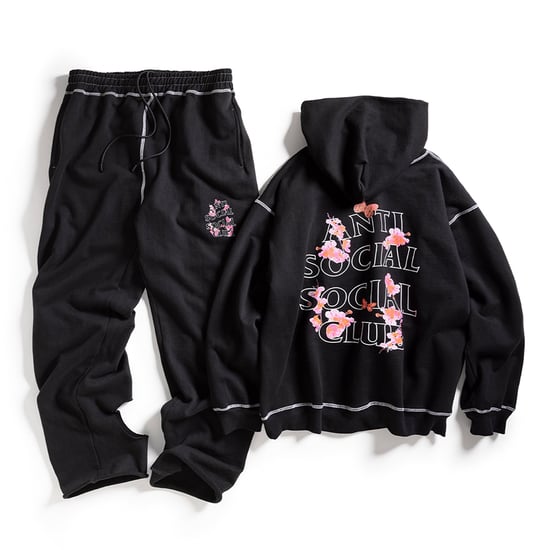 ASSC Contrast Stitch Sweatpants in Black - Image 4