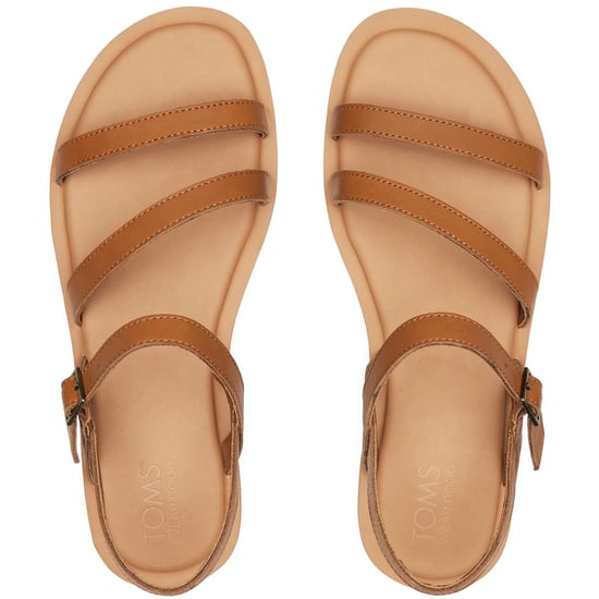 TOMS Kira Leren Heren Sandalen in Tan - Image 4