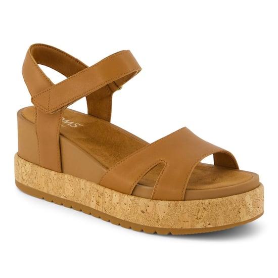 TOMS Alana Textiel Dames Bruine Suiker Sandalen - Image 1