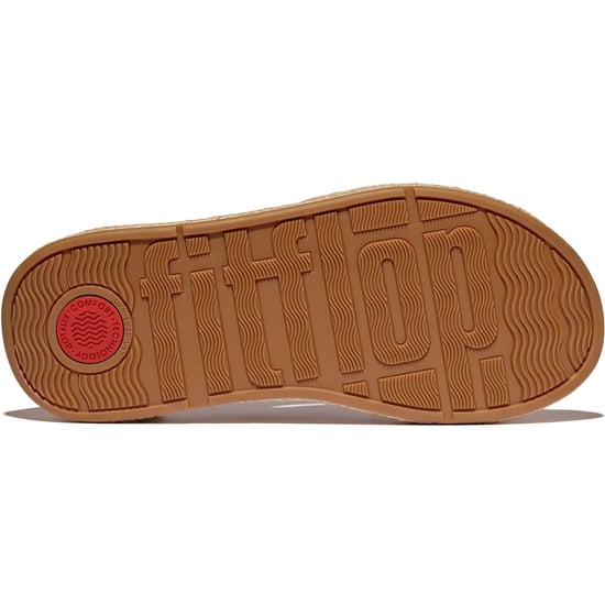 Fitflop F-Mode Toe Post Leather Men's Black Clogs - Image 2