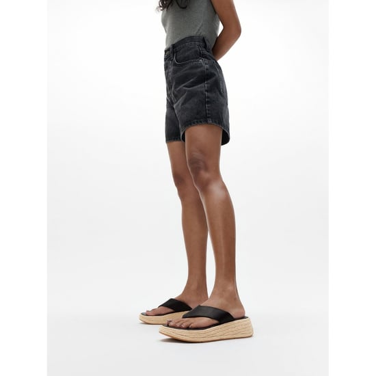 Fitflop F-Mode Toe Post Leather Men's Black Clogs - Image 6