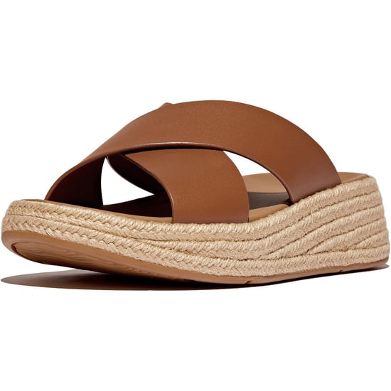 Fitflop F-Mode Cross Leren Heren Klompen Donkerbruin - Image 1